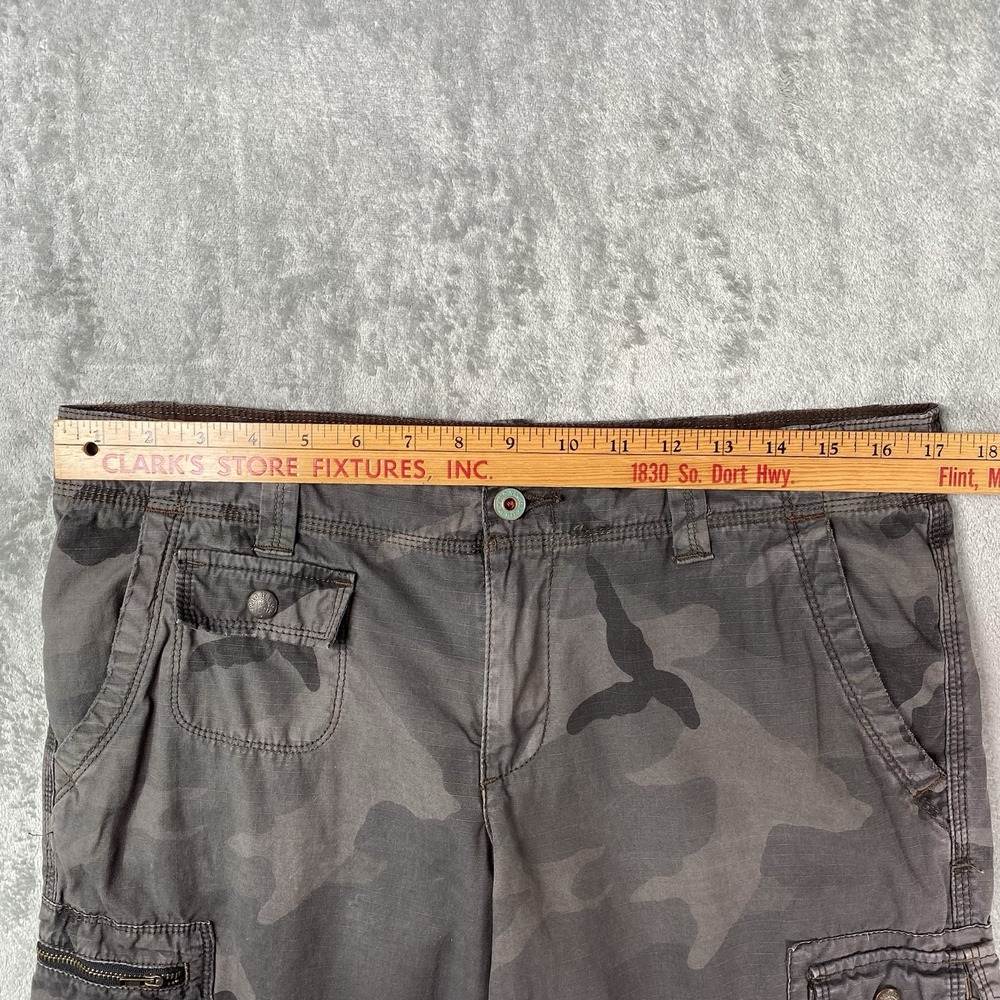 Vintage Polo Jeans Co Ralph Lauren Pants Womens Size 10 Camo Cargo Wide Leg Y2K - Picture 16 of 16